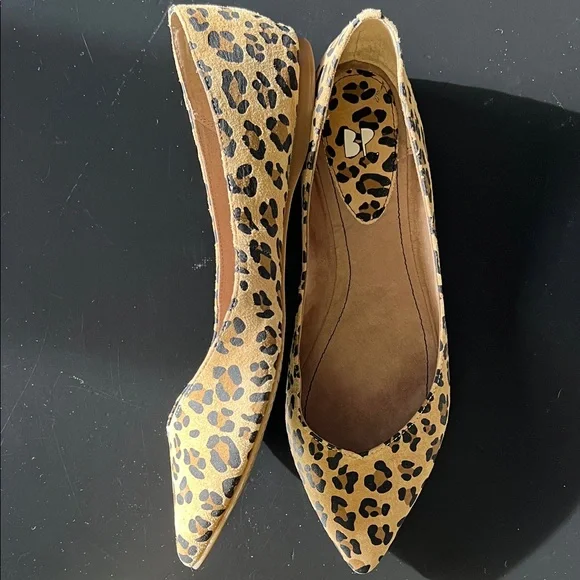Nordstrom BP Leopard Print Women's Flats Size 8 in Like New Condition with Box - Picture 6 of 10